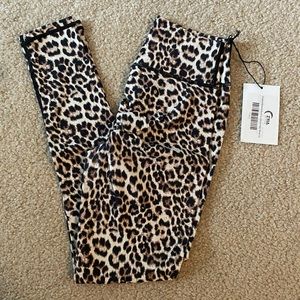 Zyia, leopard brilliant scrunchy, sz 2